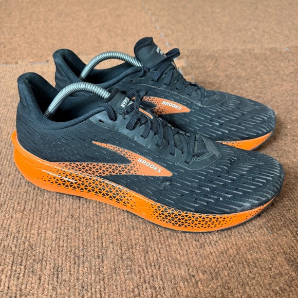 Brooks Hyperion Tempo Mens Running Shoes Black Orange 1103391D064 Size 11 B+ gym main image 5